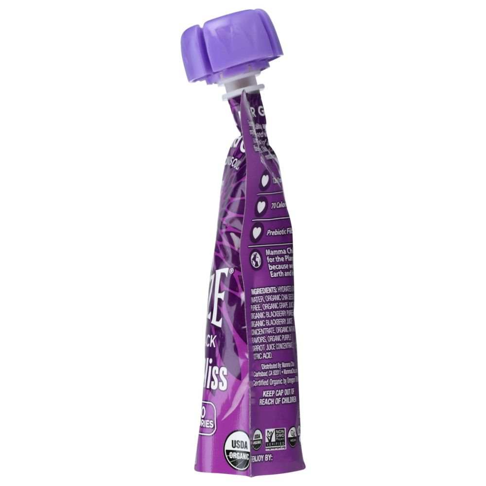 MAMMACHIA: Blackberry Bliss Organic Chia Squeeze -Nutritious Snack 3.5oz