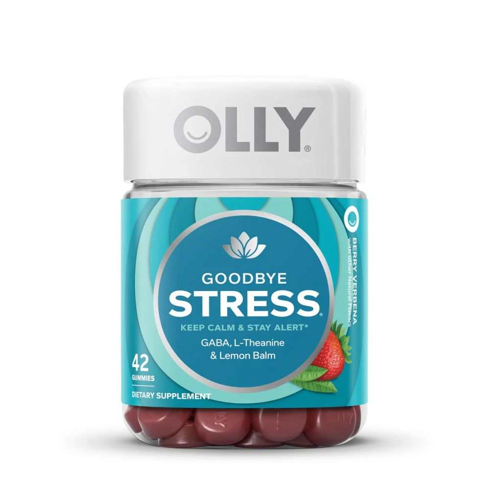 OLLY Supplement Goodbye Stress - Fast-Acting | Stress - Relief Gummies