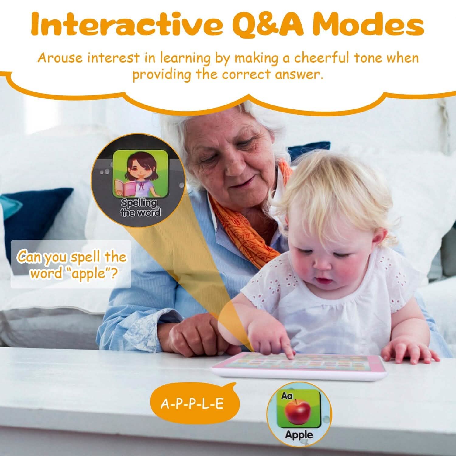 Kid Baby Toddler Educational Tablet Toy