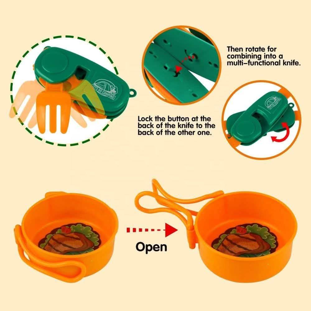 Ensemble de jouets Tente de camping pour enfant