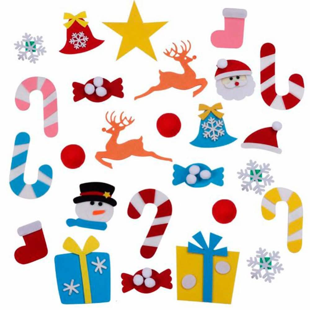Kids Decorative DIY Felt Christmas Tree