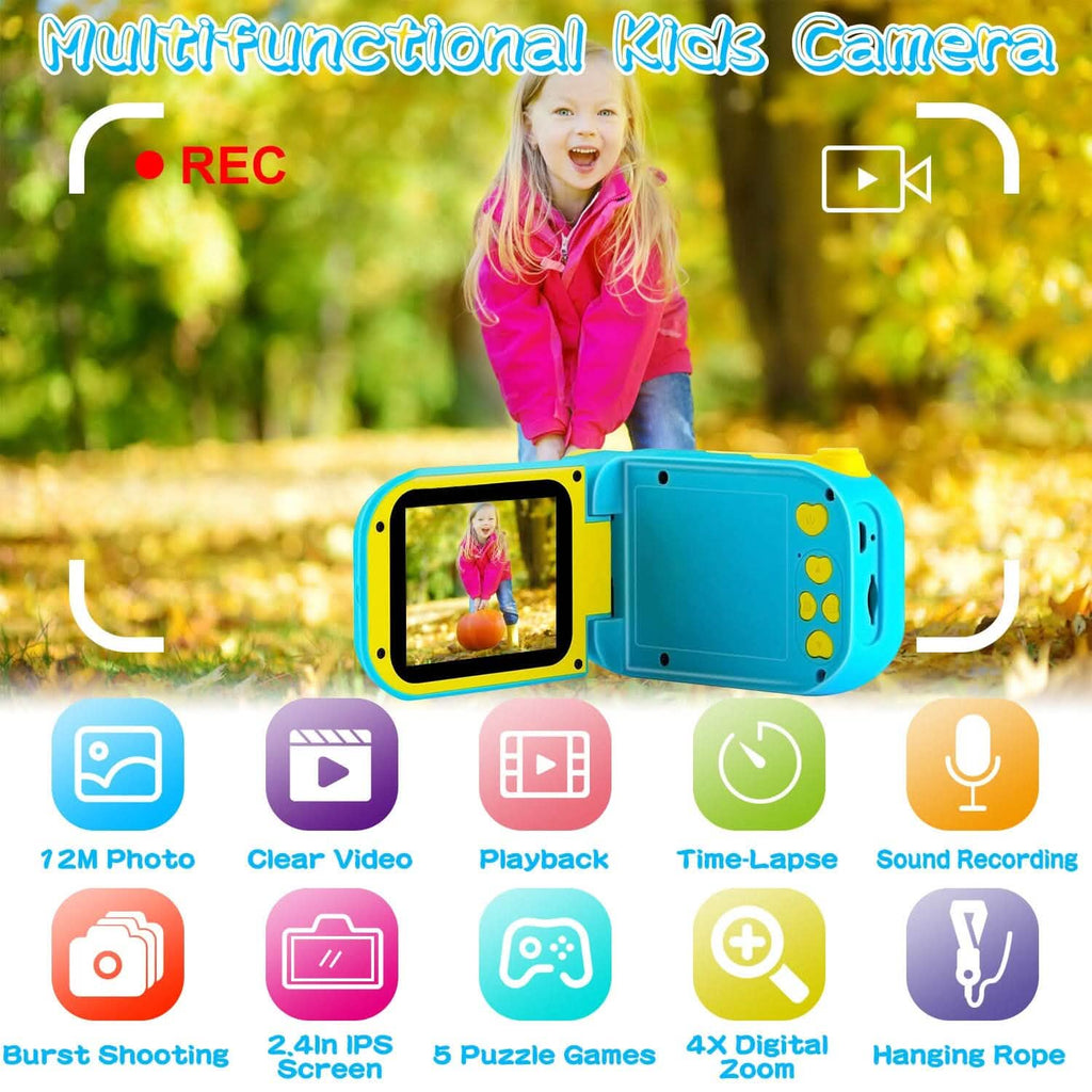 Appareil photo numérique pour enfants Caméra vidéo pour enfants