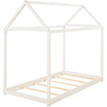 Kids House Bed Frame Twin Floor Bed