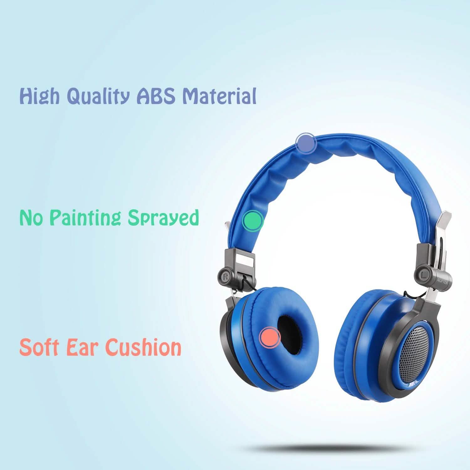 Kids Over Ear Wired Headsets with 85dB Volume Limit