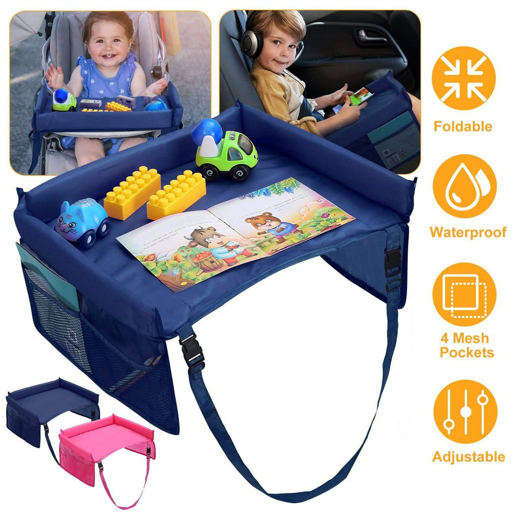 Plateau de voyage de sécurité pour enfants, étanche, pour siège auto