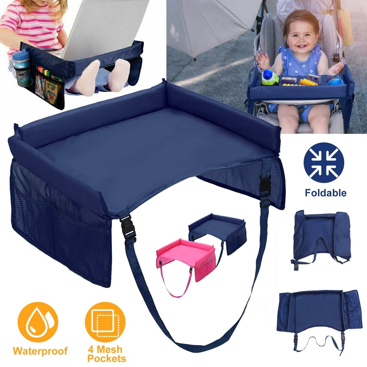 Plateau de voyage de sécurité pour enfants, étanche, pour siège auto