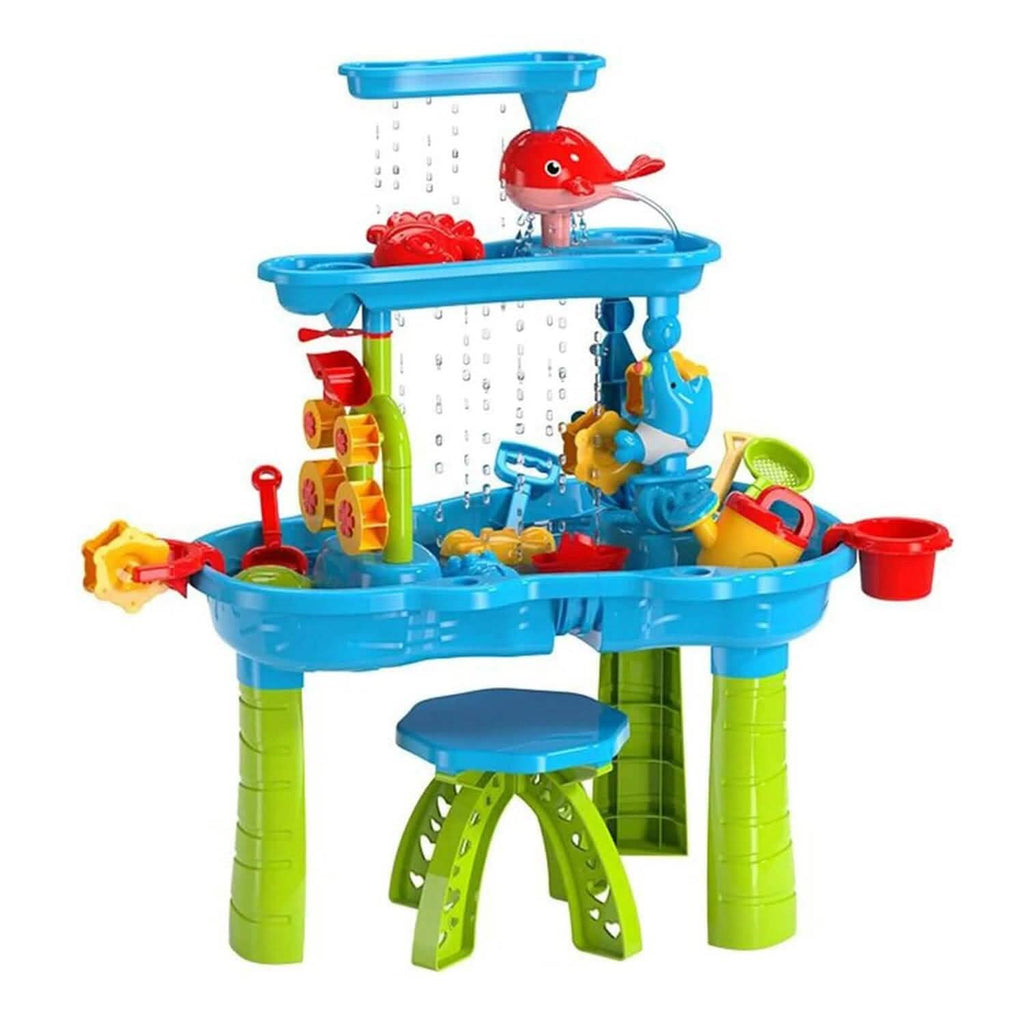 Table de jeu sable et eau pour enfants, 3-6 ans, exercice sensoriel, développement des liens amicaux