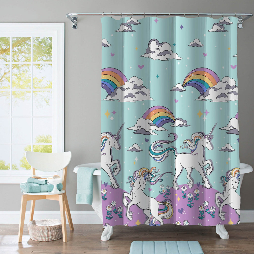 Rideau de douche Licorne Magique Kidz Mix