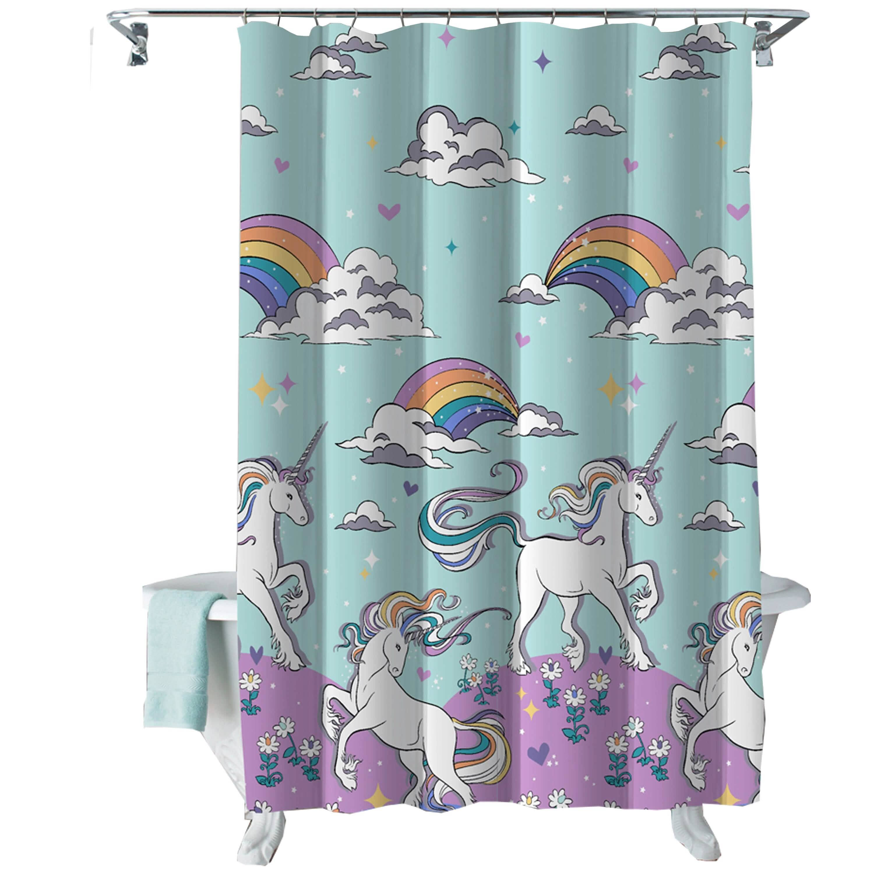 Rideau de douche Licorne Magique Kidz Mix