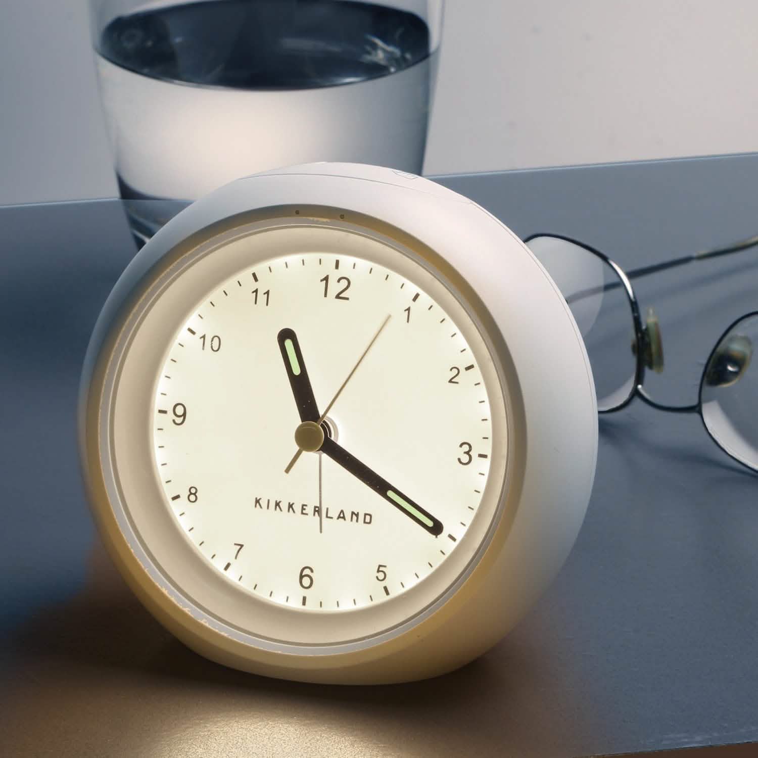 Kikkerland Design Horloge lumineuse de sommeil - Veilleuse pulsée favorisant la relaxation ciblée