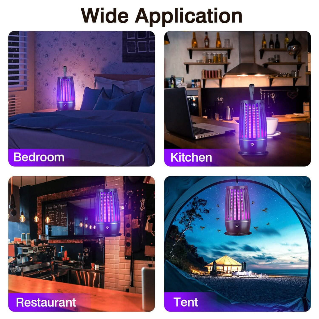 Lampe anti-moustiques avec piège à insectes et sangle veilleuse
