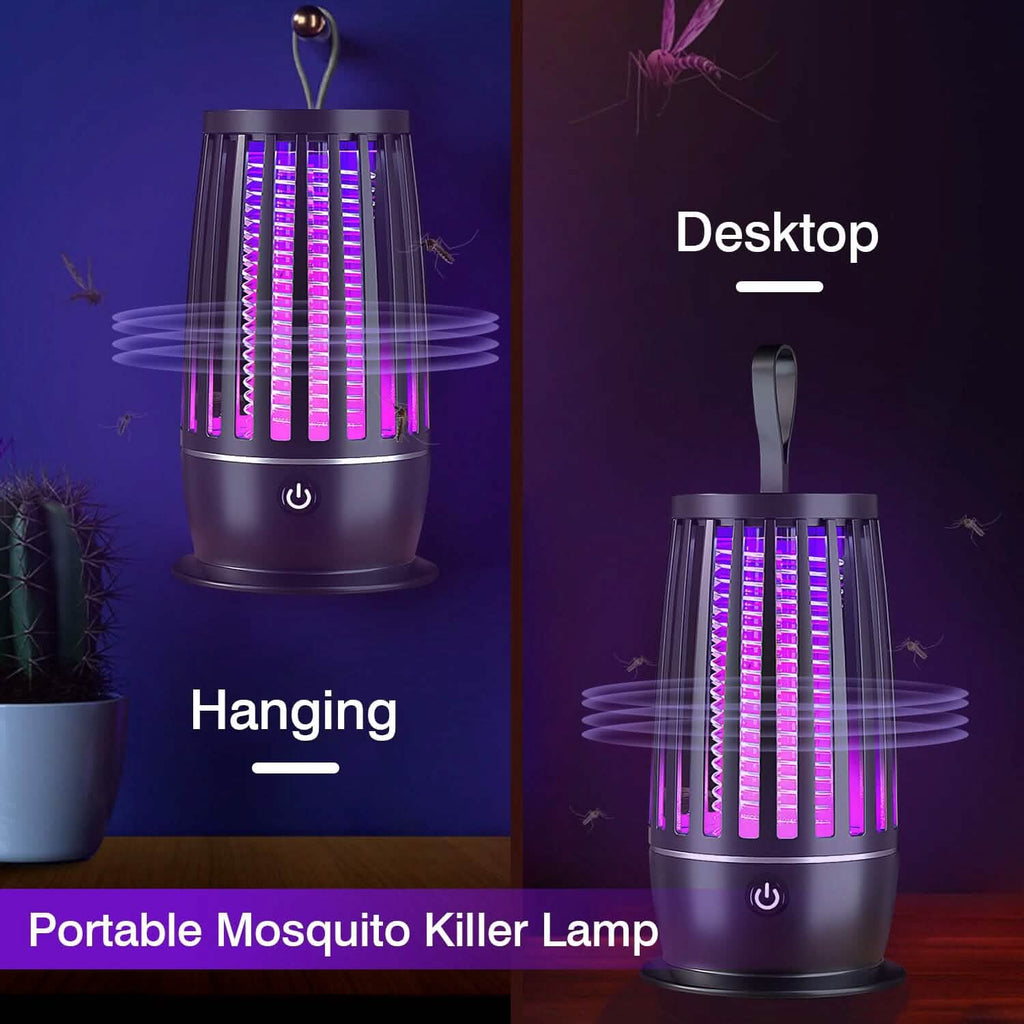 Lampe anti-moustiques avec piège à insectes et sangle veilleuse