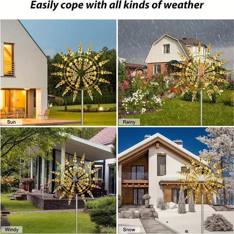 Kinetic Wind Sculptures & Spinners 3D Wind Spinner Wind Powered Wind Art