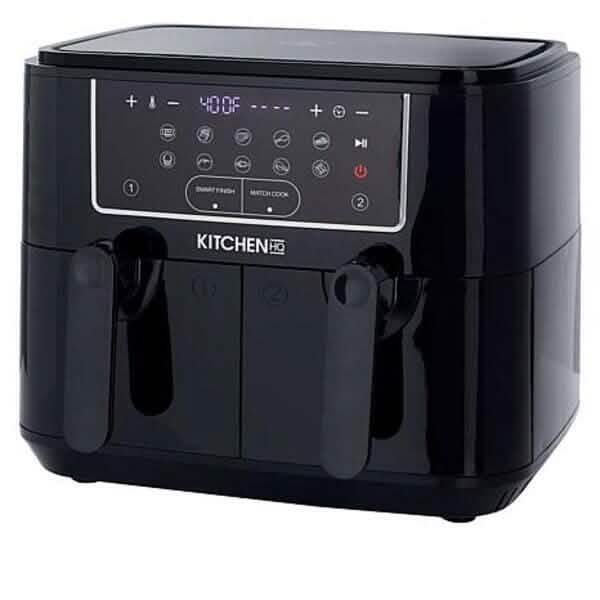 キッチンHQ 10-in-1 9クォートデュアルエアフライヤー ケバブ付き（リファービッシュ品）