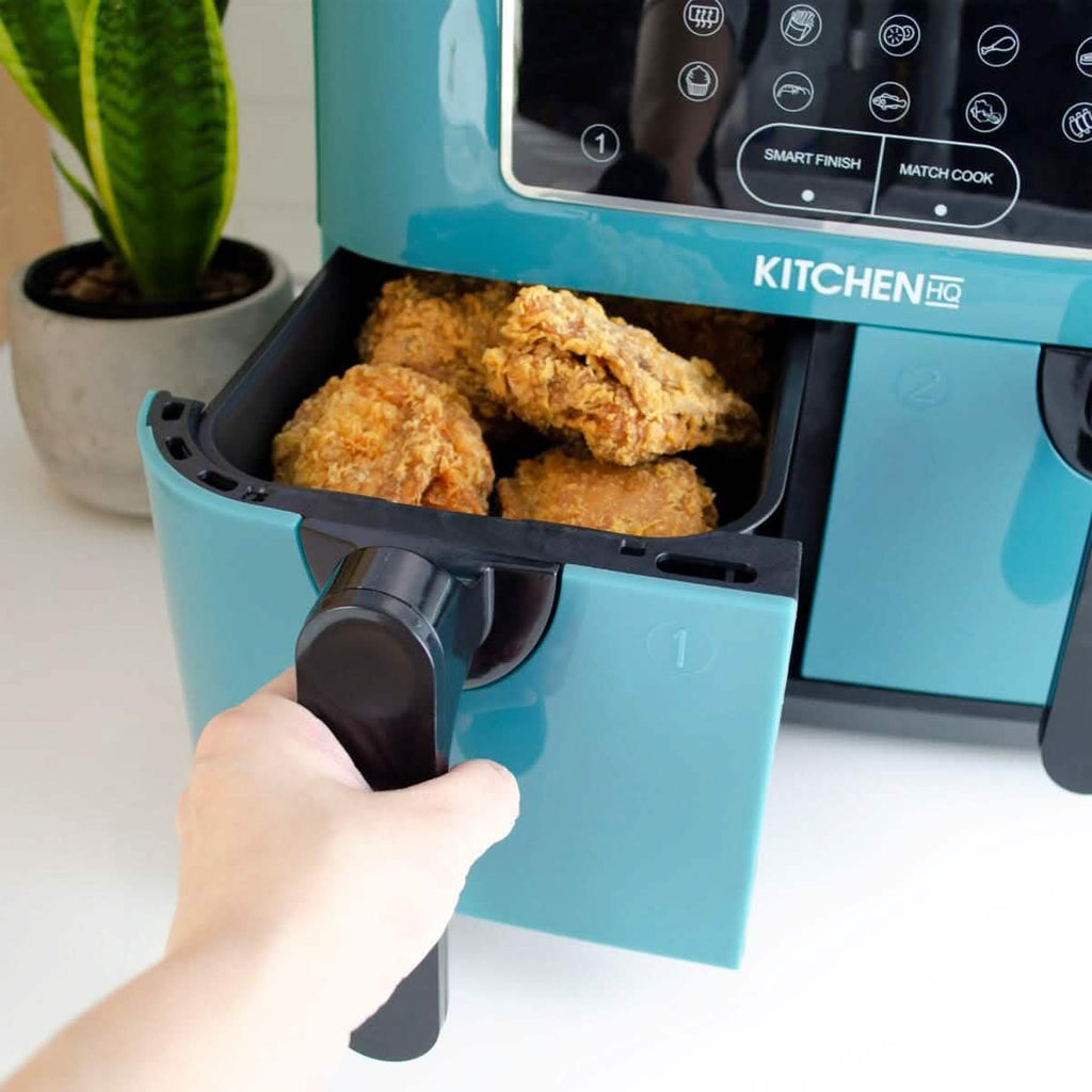 キッチンHQ 10-in-1 9クォートデュアルエアフライヤー ケバブ付き（リファービッシュ品）