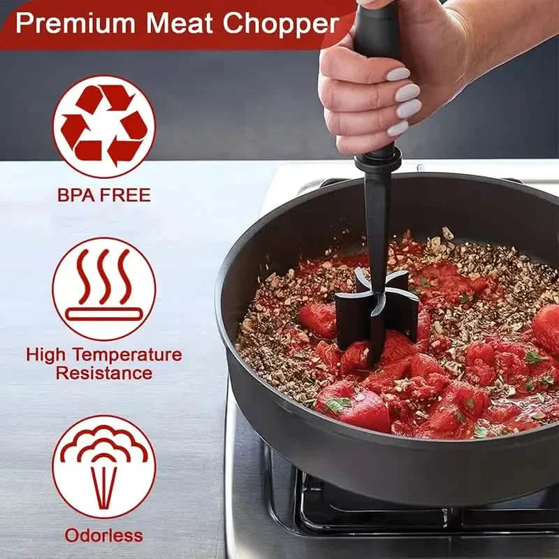 Hachoir à viande, hachoir à bœuf, ustensile de cuisine, résistant à la chaleur, antiadhésif