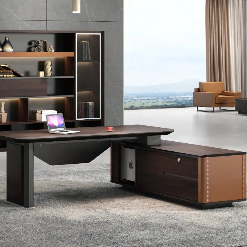 Kitley · Modern L-Shaped Executive Desk