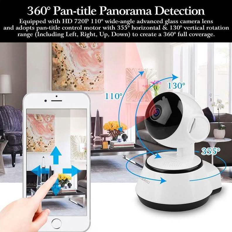Kosaco Caméra IP WiFi 720P avec Détection de Mouvement