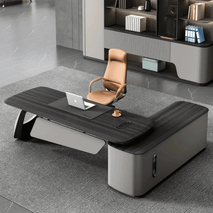 Veris · Modern L-Shaped Executive Desk