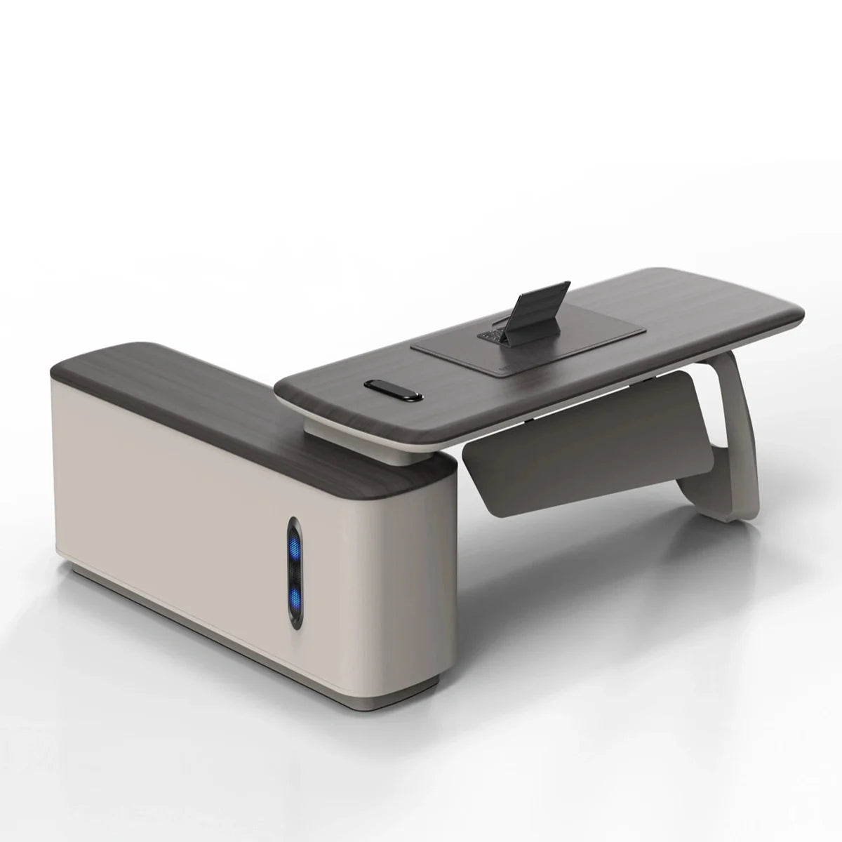 Veris · Modern L-Shaped Executive Desk