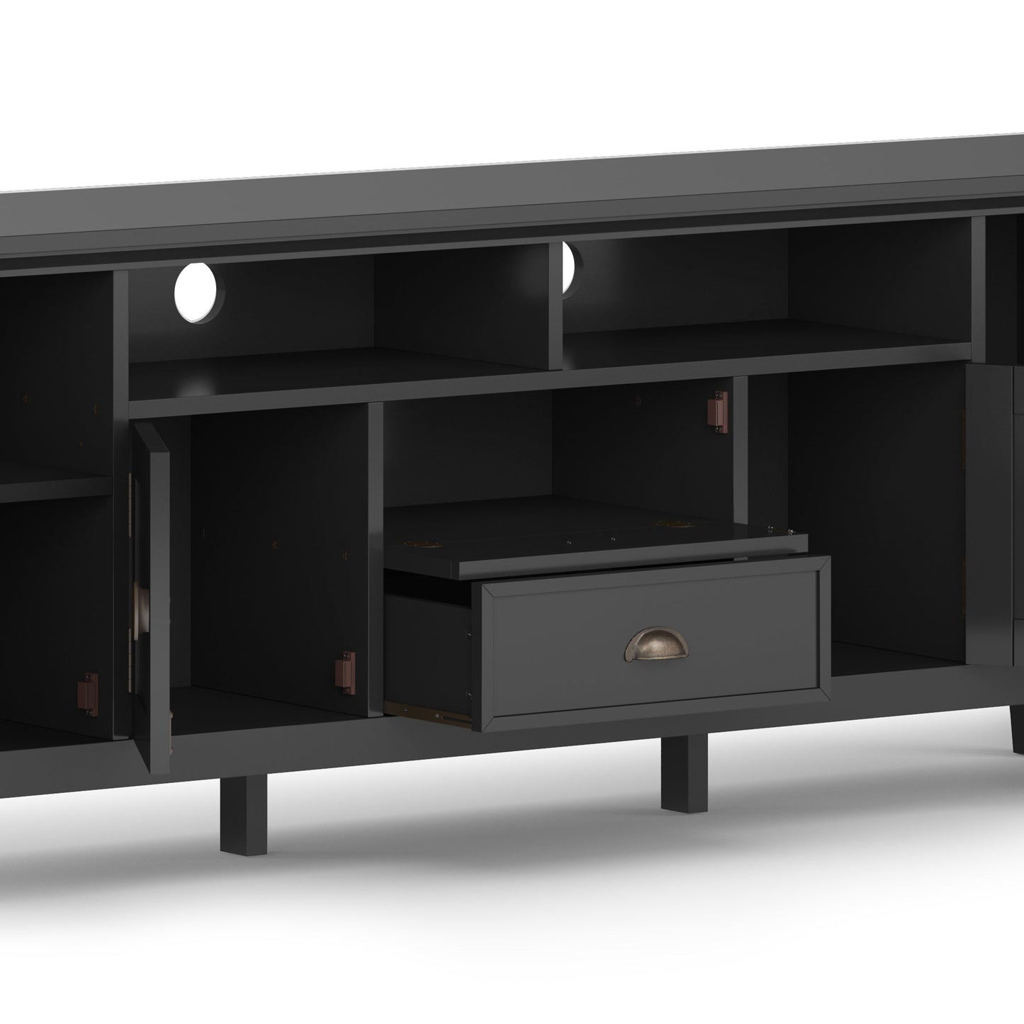 Redmond 72 Inch Wide Solid Wood TV Stand