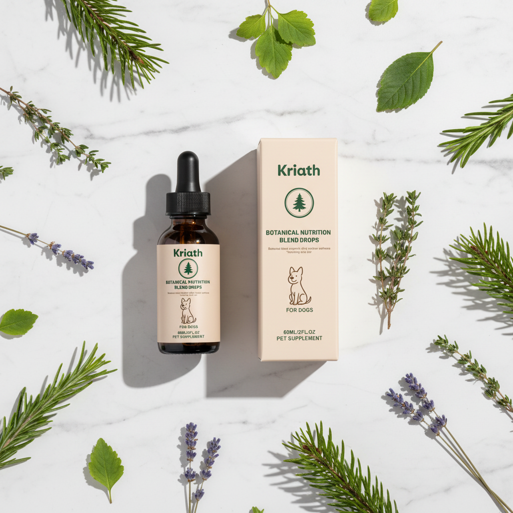 Kriath flat lay botanical