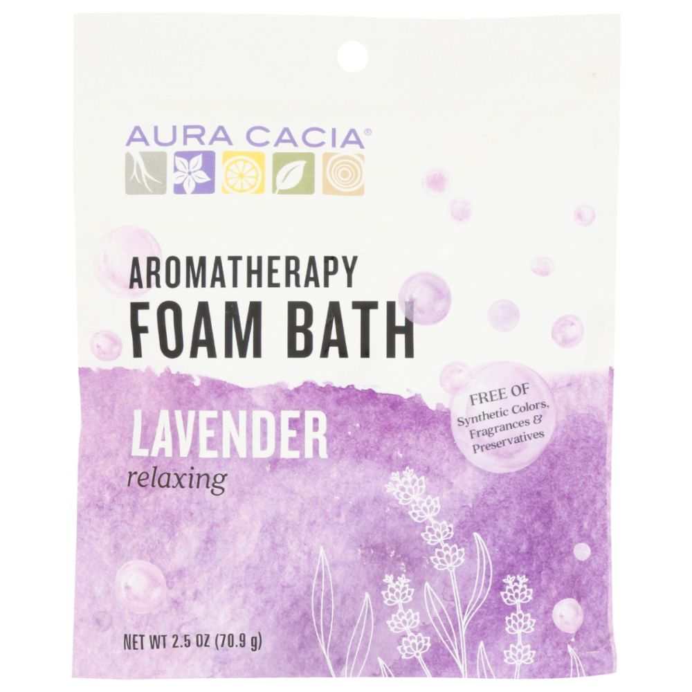 AURA CACIA: Lavender Foam Bath, 2.5 oz
