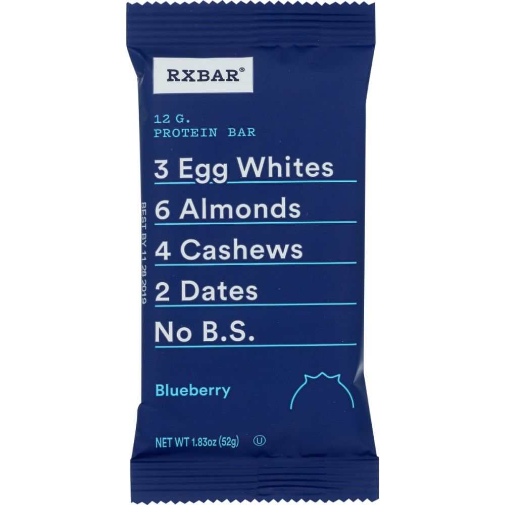 RXBAR Blueberry Protein Bar - Natural,Boost,Protein-Packed Snack 1.8oz