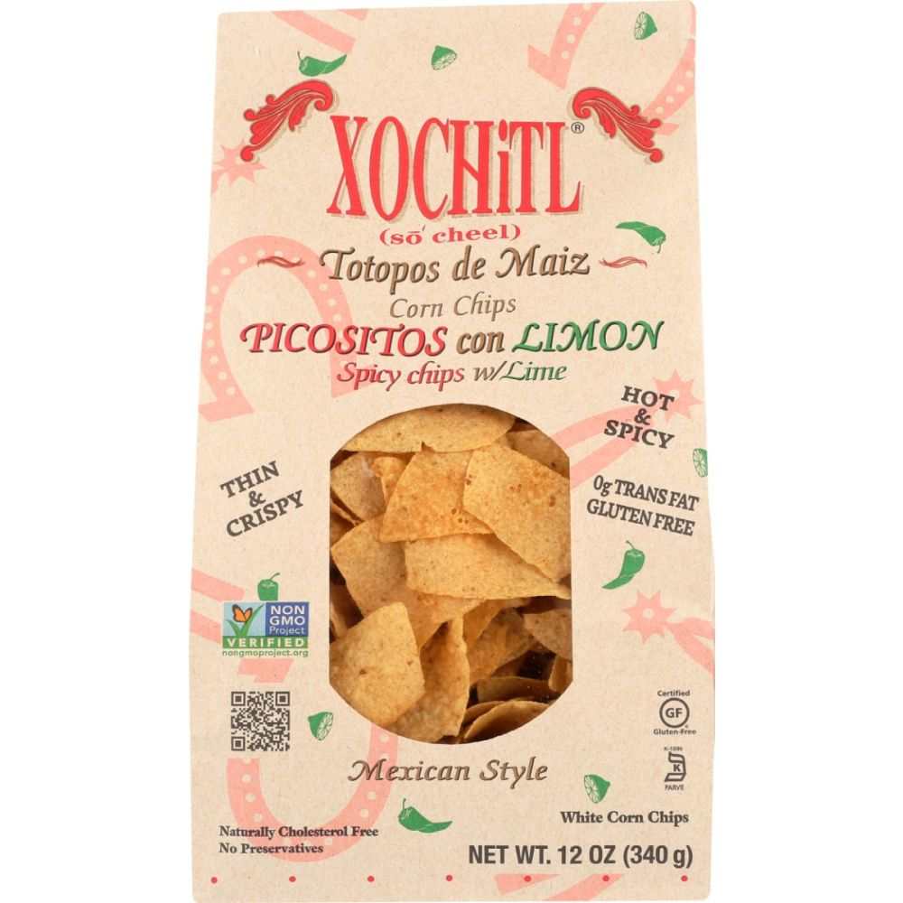 XOCHITL: Picositos Con Limon Chips, 12 oz