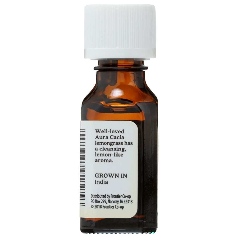 AURA CACIA: Lemongrass Essential Oil, 0.5 oz