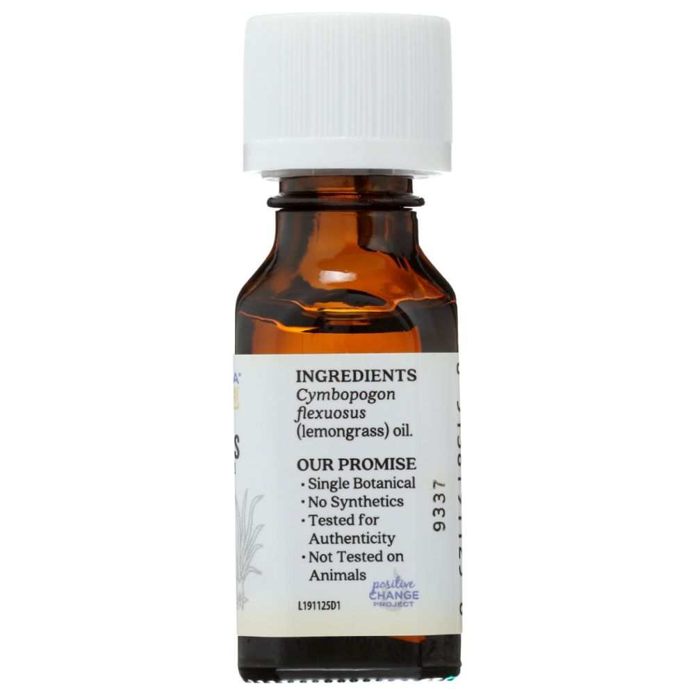 AURA CACIA: Lemongrass Essential Oil, 0.5 oz