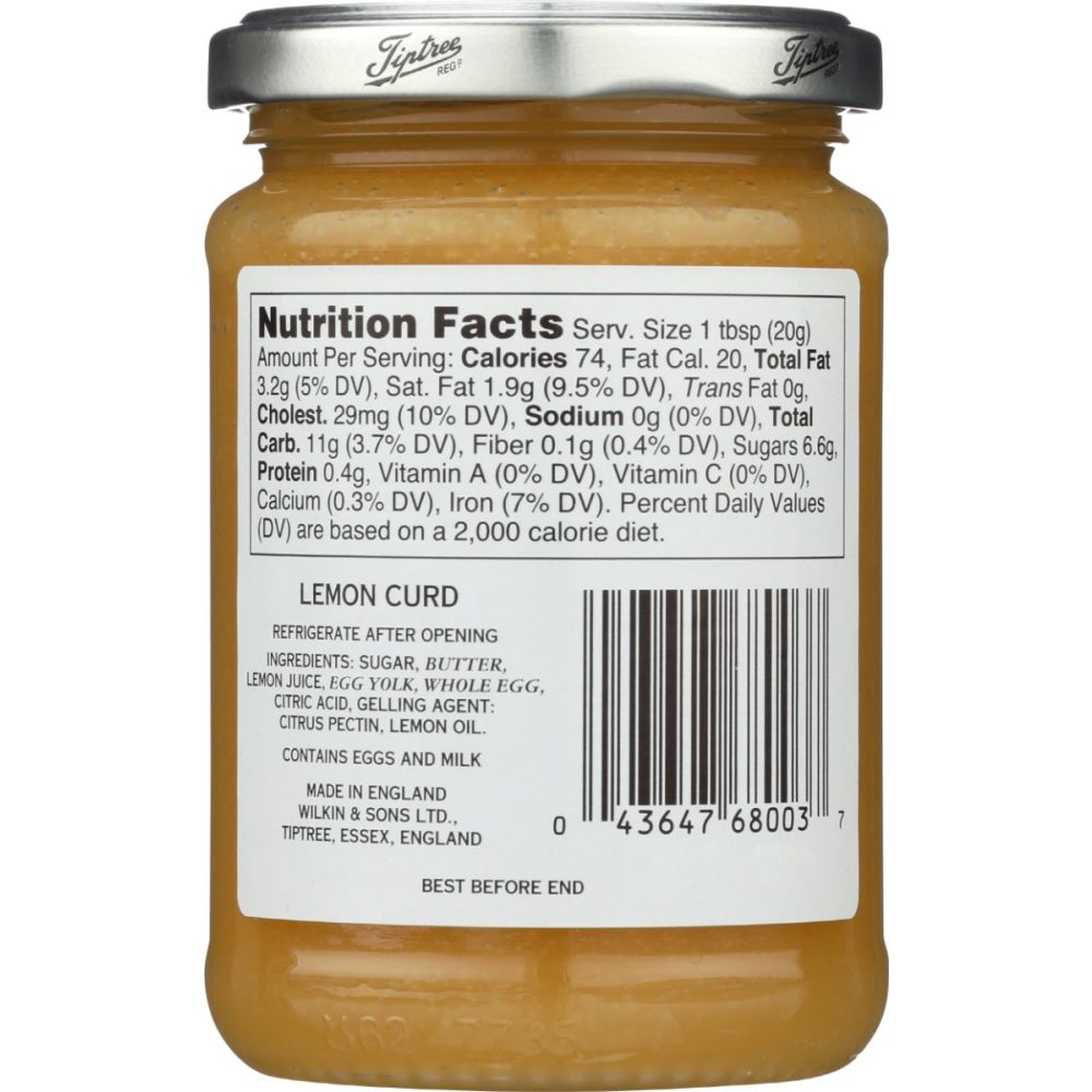 TIPTREE: Lemon Curd, 12 oz