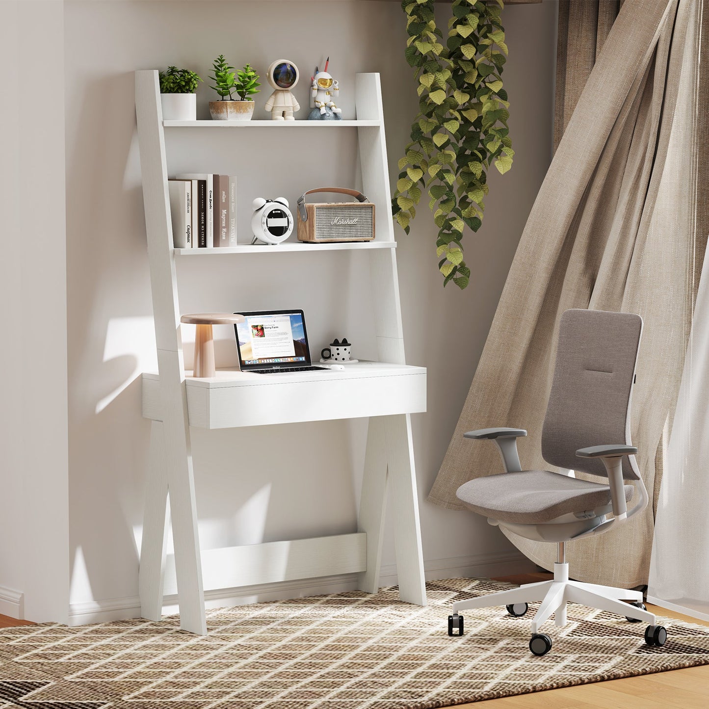 Ladder Shelf Desk