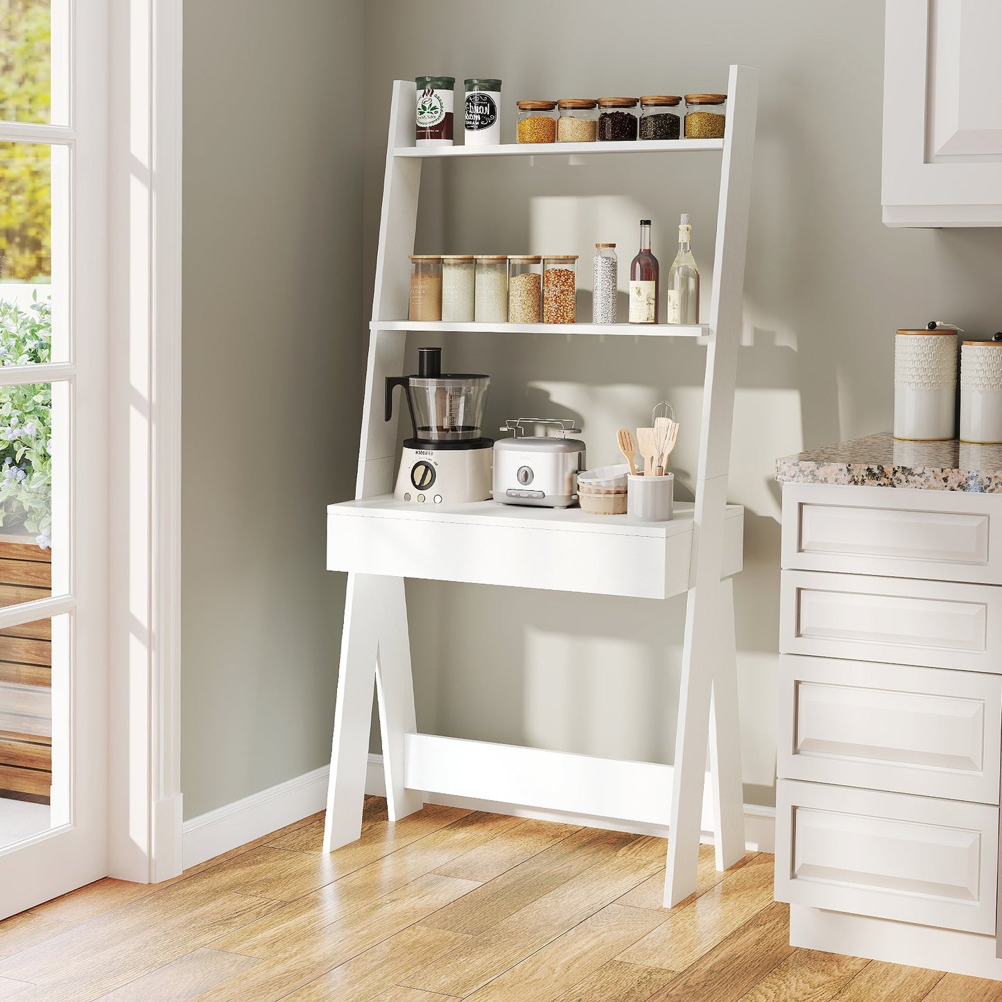 Ladder Shelf Desk