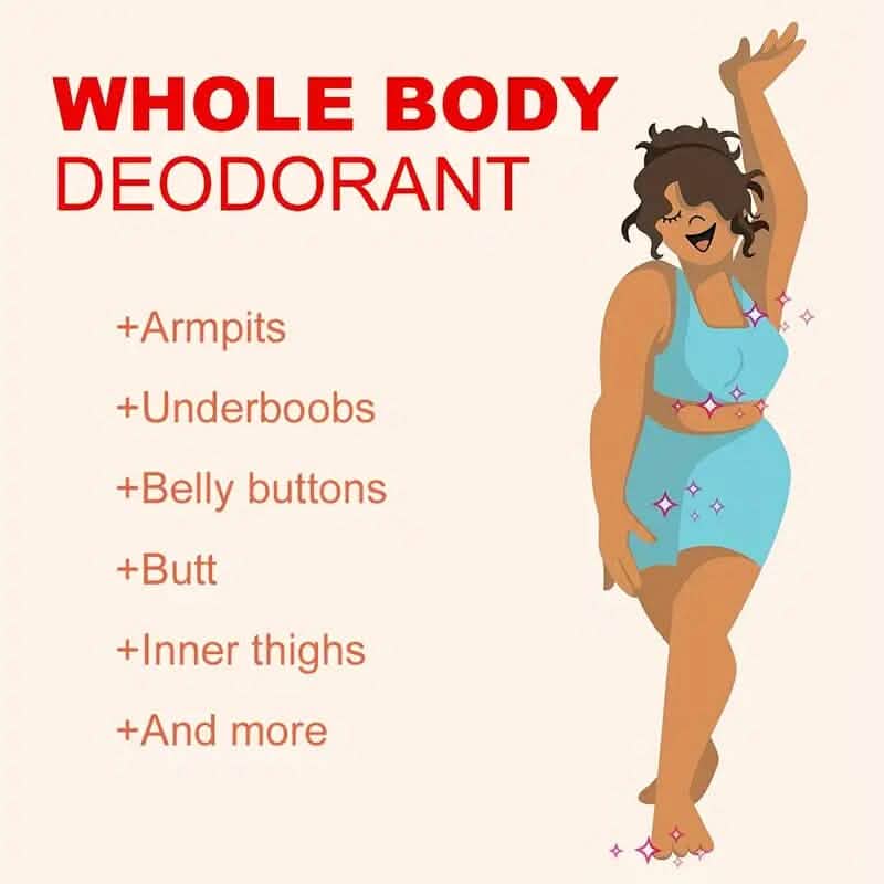 Lanemay Aluminum-Free Whole Body Deodorant Cream for Women