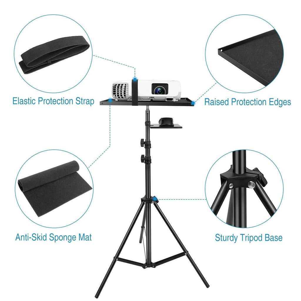 Laptop Projector Tripod Stand Adjustable Height