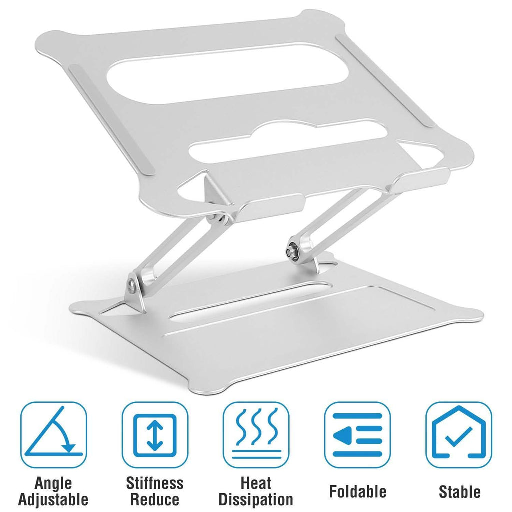 Laptop Stand Aluminum Angle Adjustable Computer Holder Riser Heat Vent