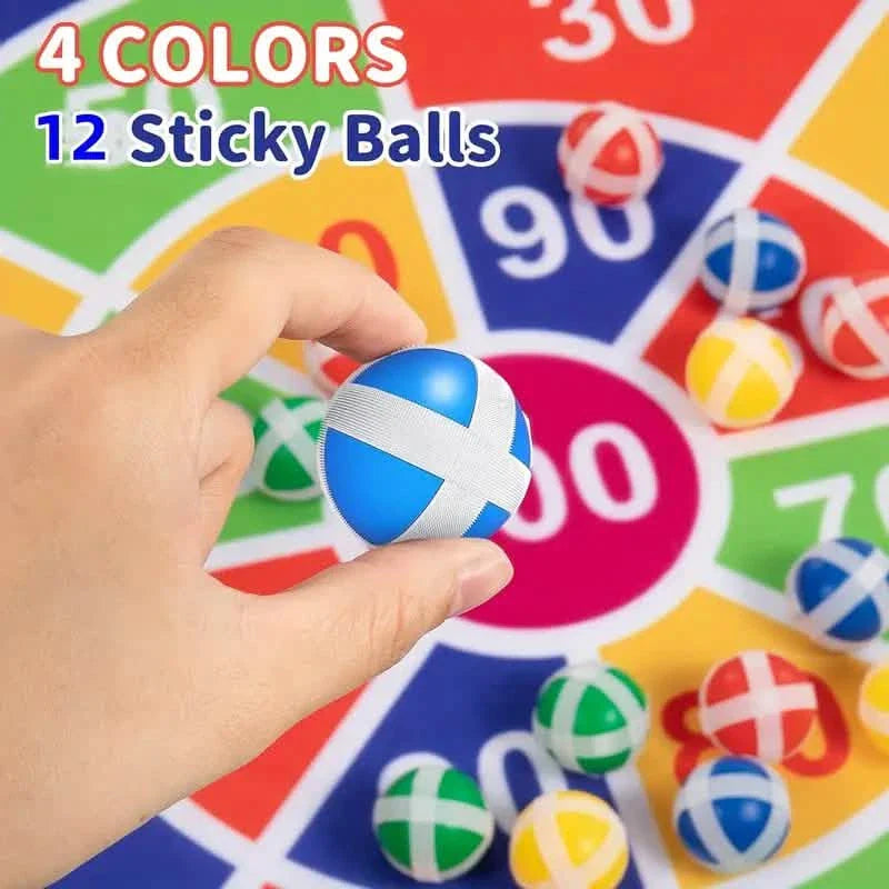 Grand jeu de fléchettes de 74 cm avec balles collantes, pour l'intérieur et l'extérieur, jouets de jeu amusants pour les fêtes