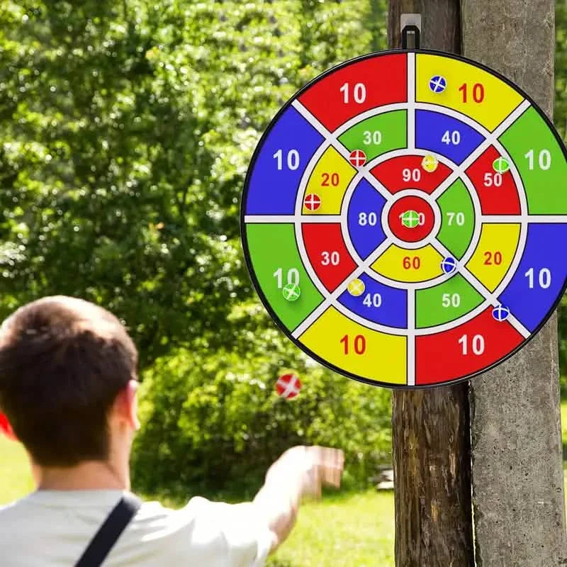 Grand jeu de fléchettes de 74 cm avec balles collantes, pour l'intérieur et l'extérieur, jouets de jeu amusants pour les fêtes