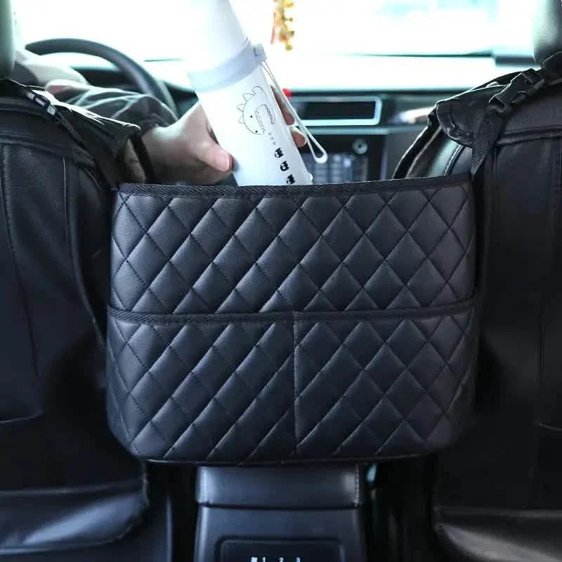 Large Capacity Car Seat Back Organizer with Storage Bag