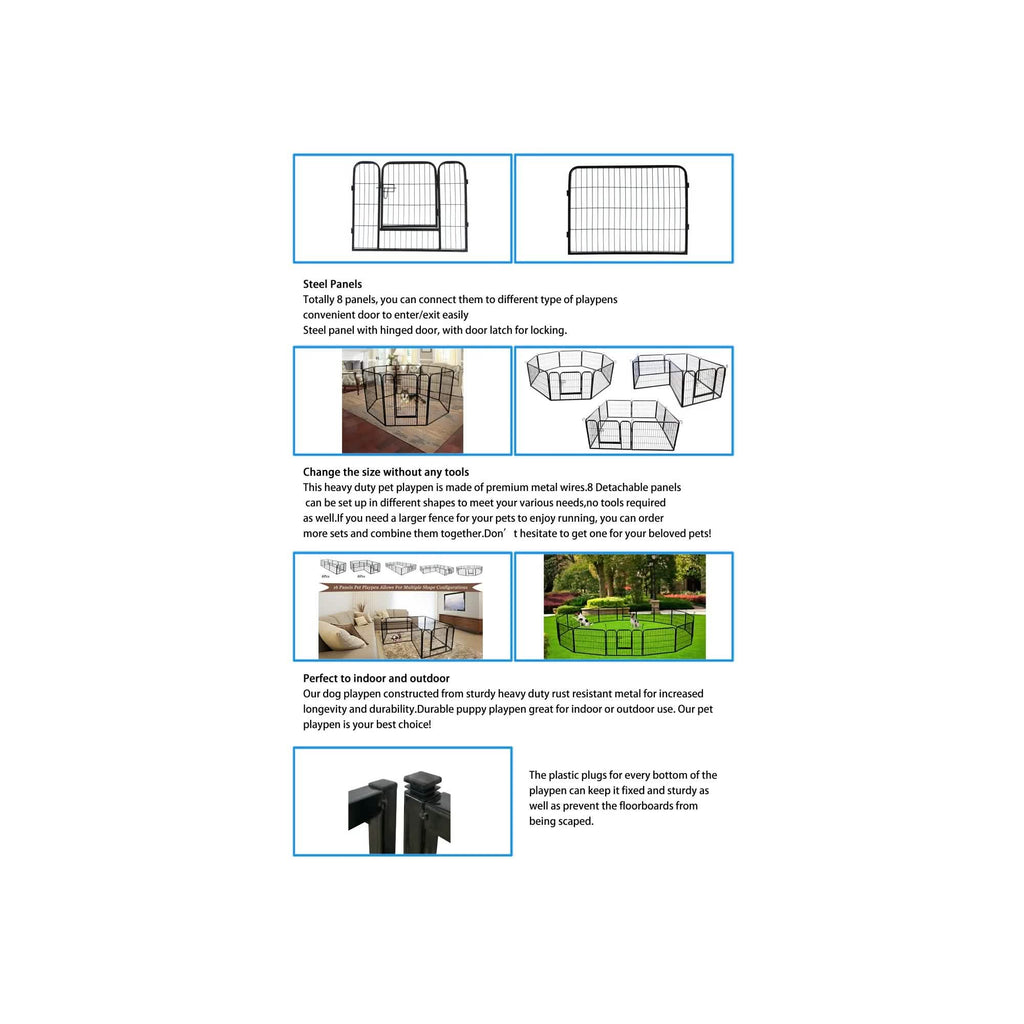 Large Dog Fence Pet Fence