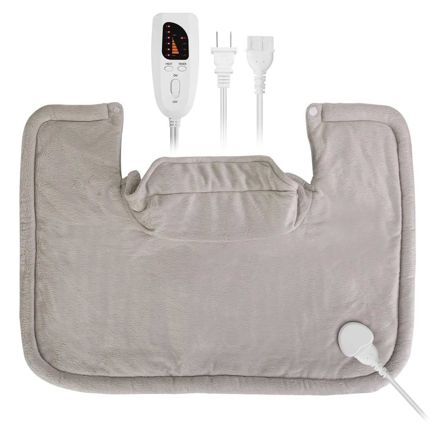 Grand coussin chauffant lesté pour le cou et les épaules