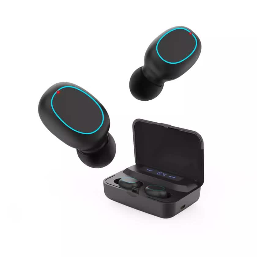 Écouteurs sans fil Bluetooth 5.2 Laud Pro Buds avec affichage numérique de la puissance