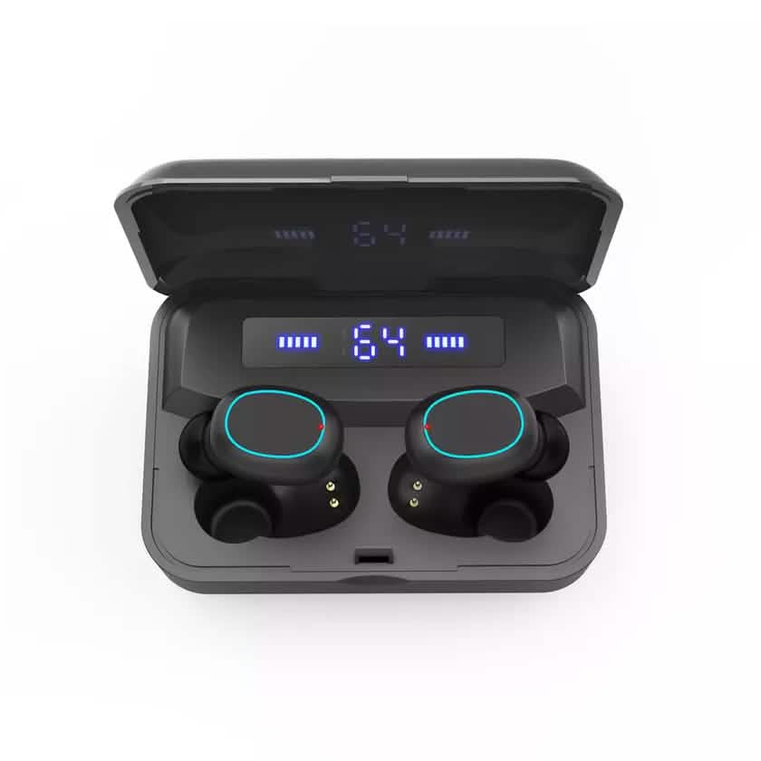 Écouteurs sans fil Bluetooth 5.2 Laud Pro Buds avec affichage numérique de la puissance