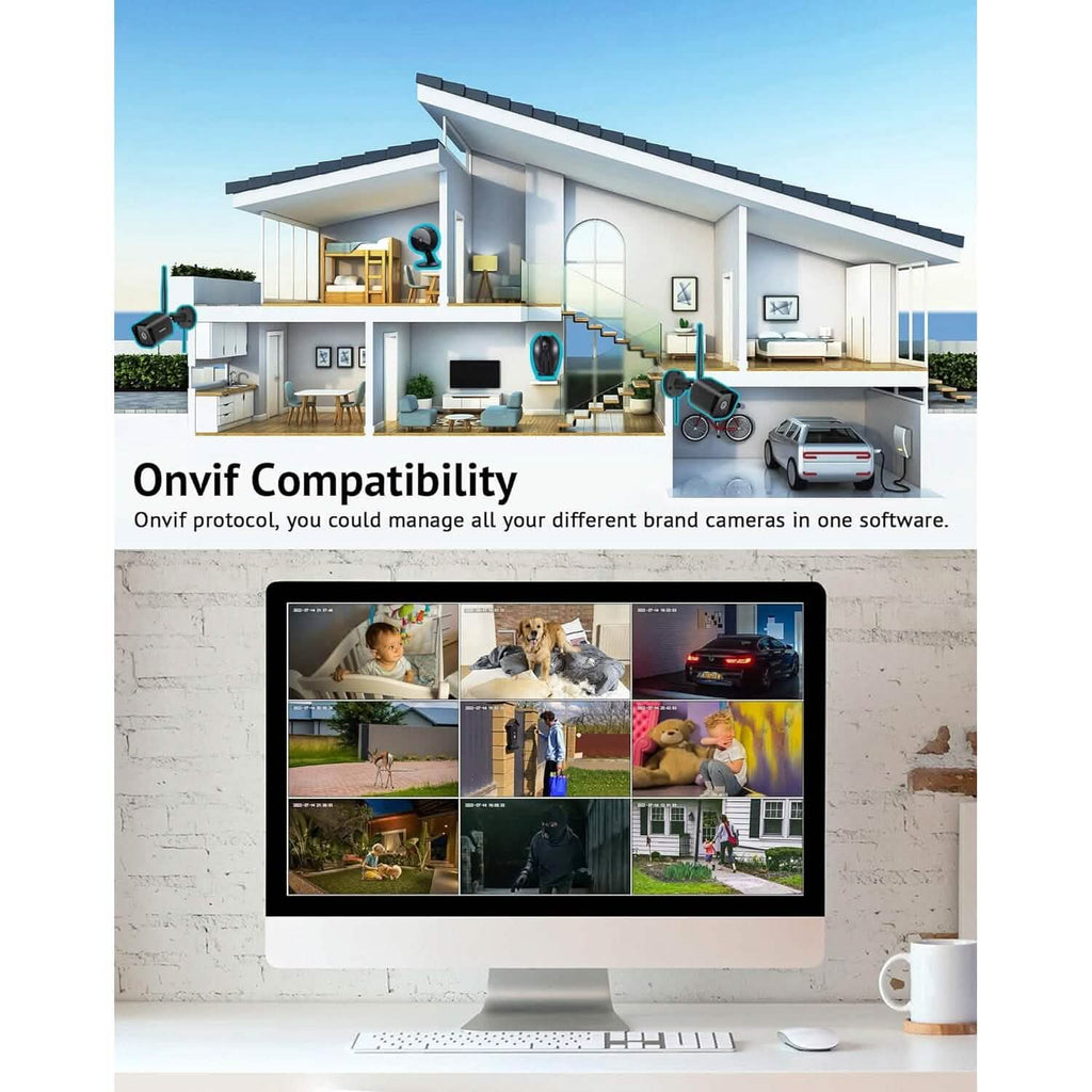 LaView Security Camera Outdoor 1080P HD Wi-Fi Camera  (Refurbished)