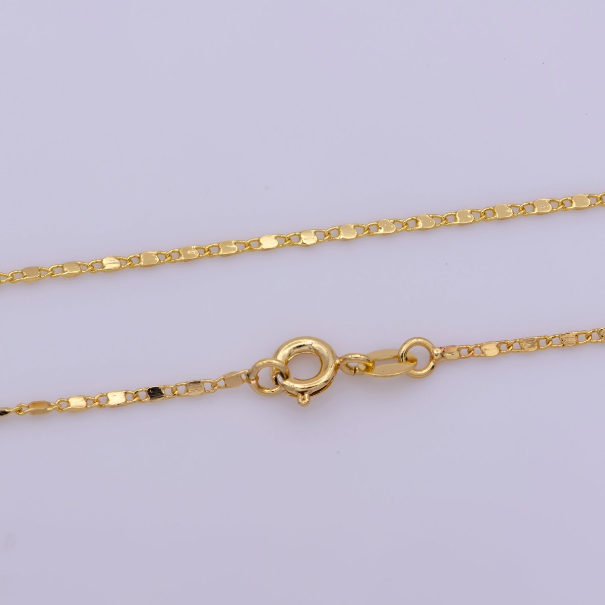 Layering Gold Anchor Chain Choker Necklace, 24k Gold Filled Chain, Chain Layering Necklace, Dainty Gold Chain, Minimalist Jewelry Necklace | WA-383