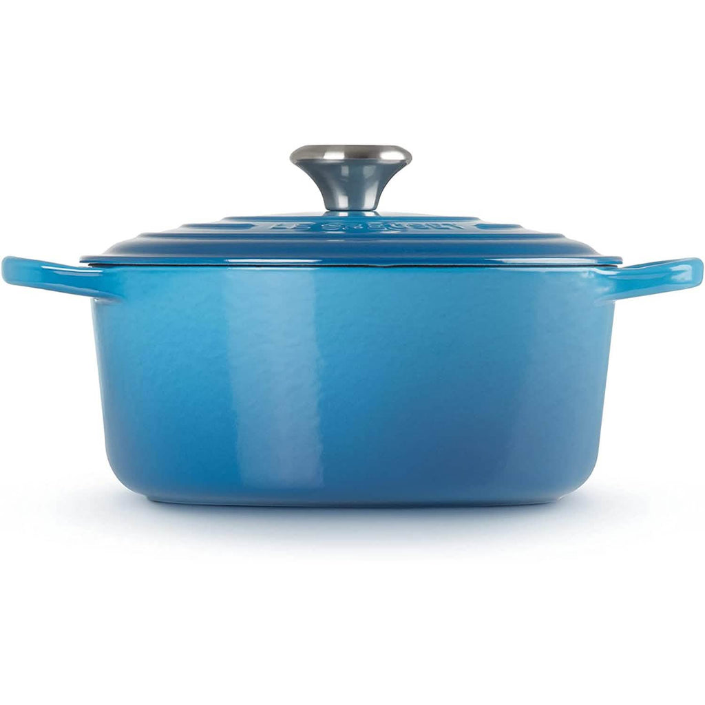 Le Creuset Cocotte Ronde en Fonte Émaillée Signature, 6,8 L, Marseille