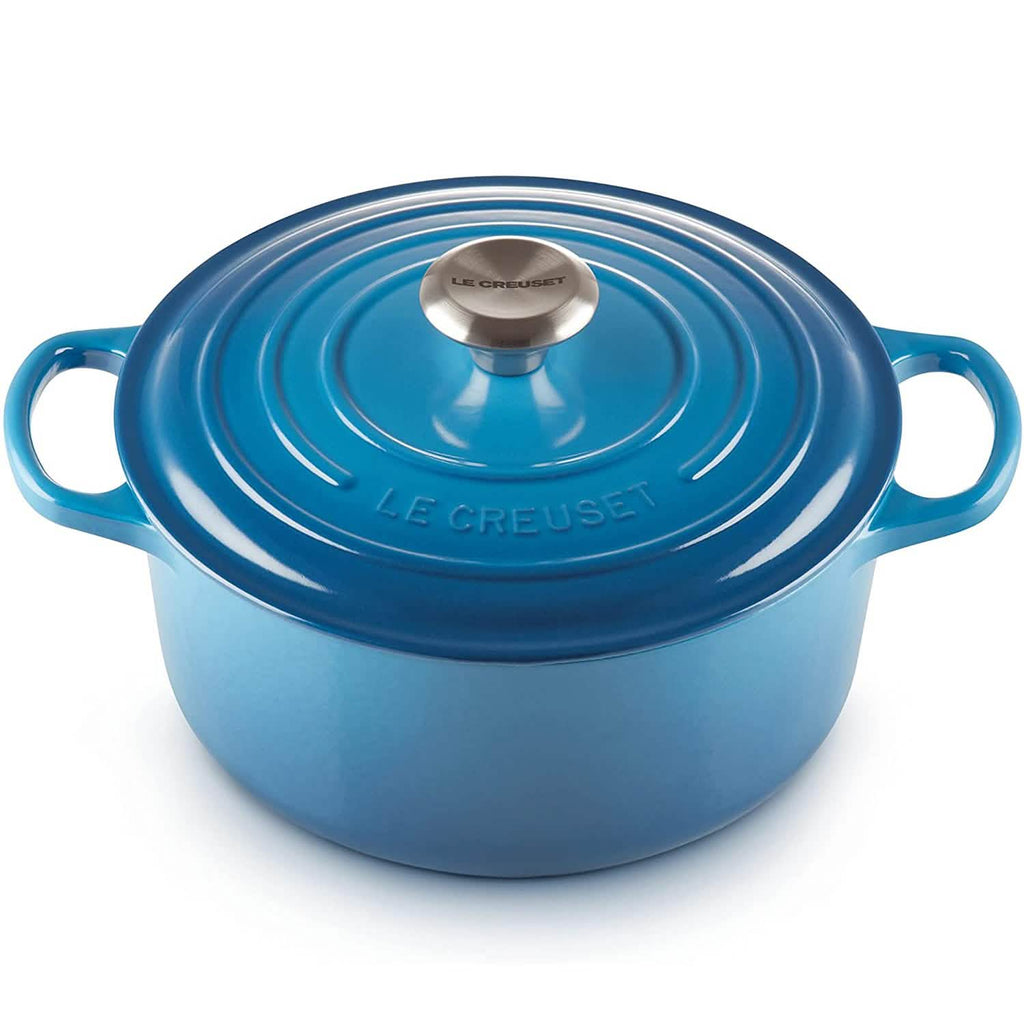 Le Creuset Cocotte Ronde en Fonte Émaillée Signature, 6,8 L, Marseille