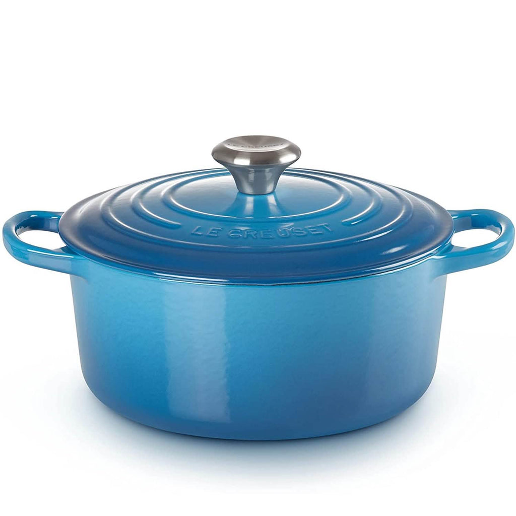 Le Creuset Cocotte Ronde en Fonte Émaillée Signature, 6,8 L, Marseille