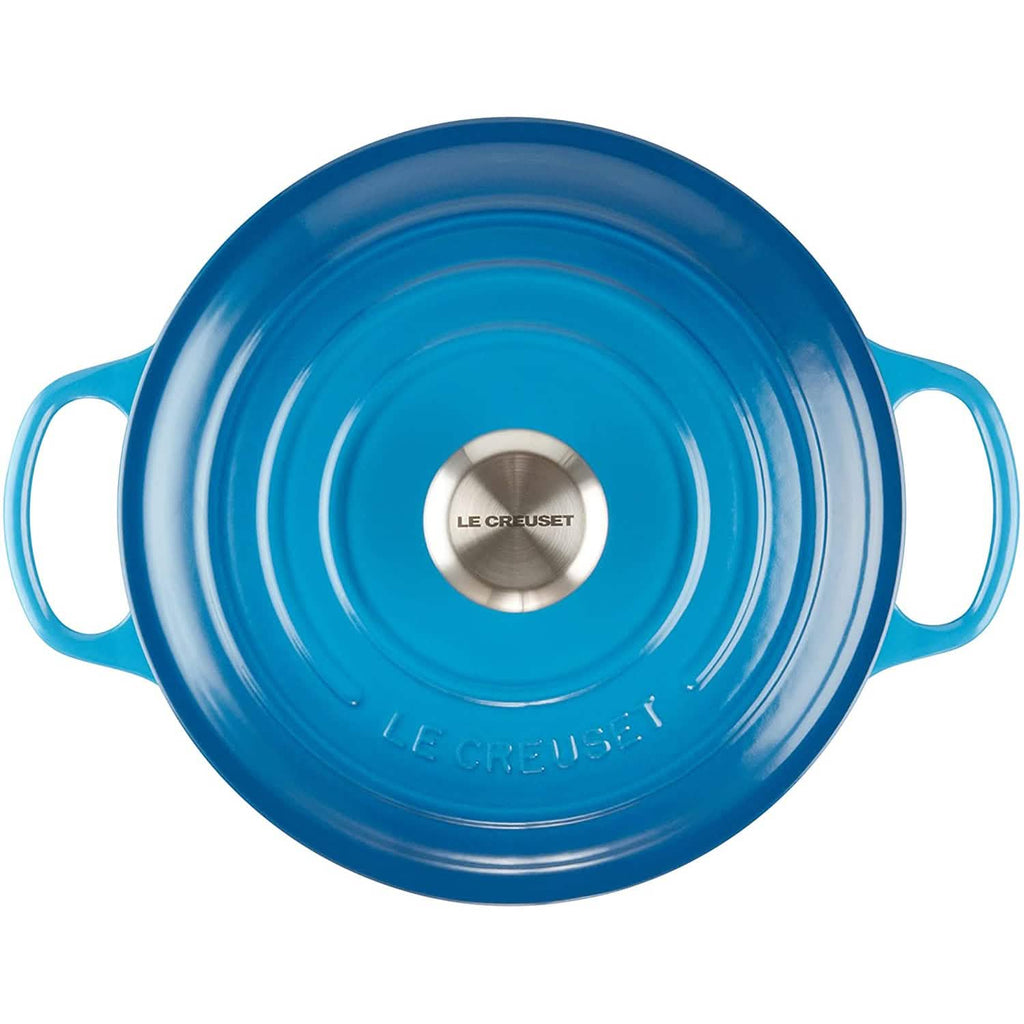 Le Creuset Cocotte Ronde en Fonte Émaillée Signature, 6,8 L, Marseille
